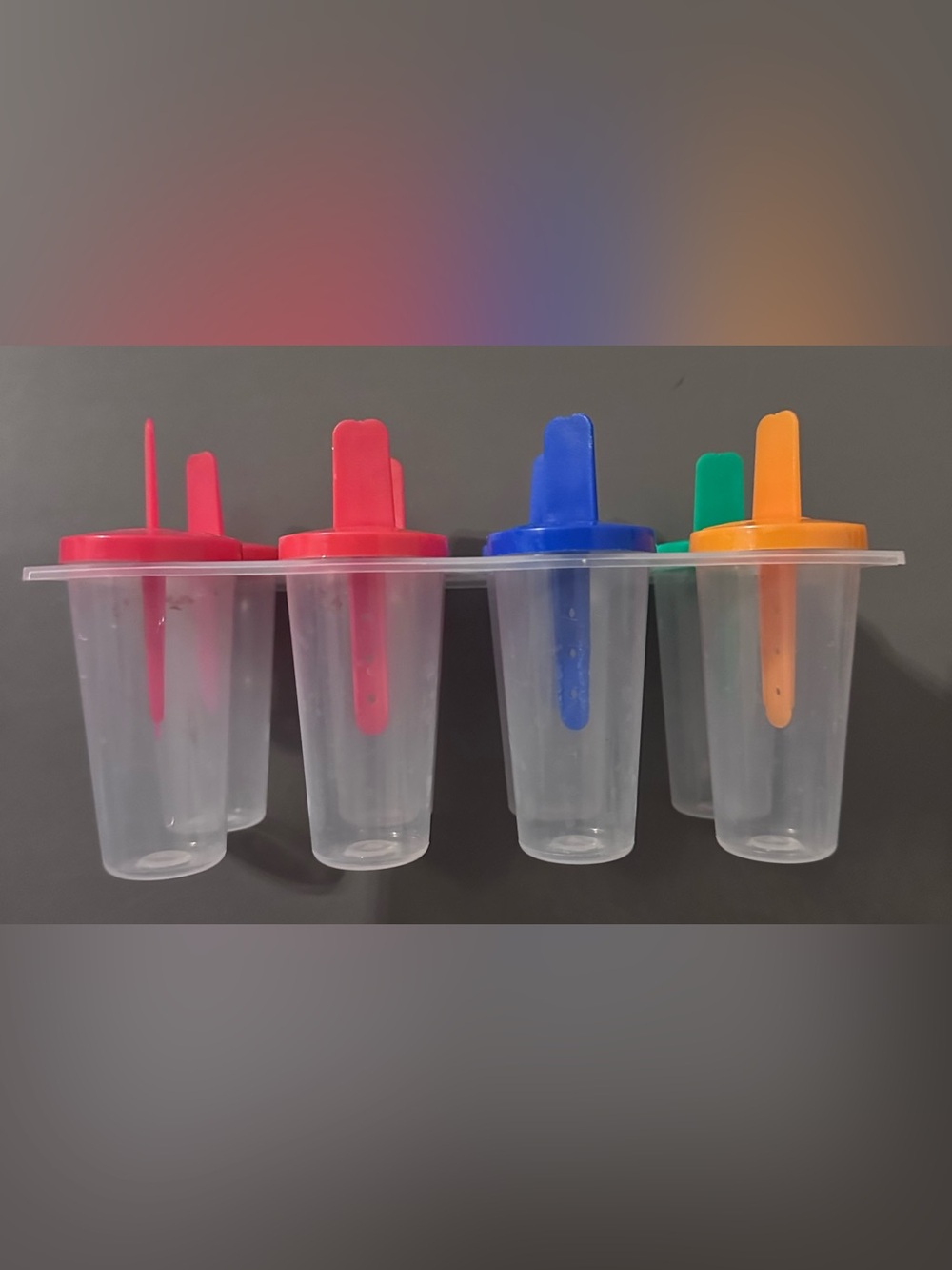Cool Gear Ice Pop Tray 8 Molds Multi-Color Reusable BPA Free Popsicle Maker